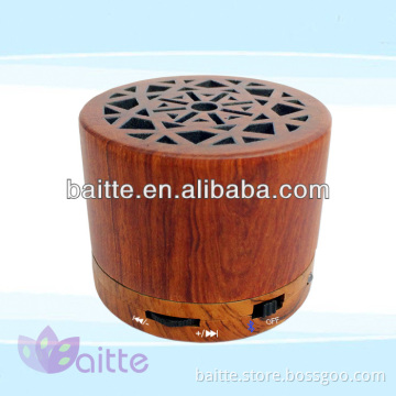 wood mini speaker with bluetooth